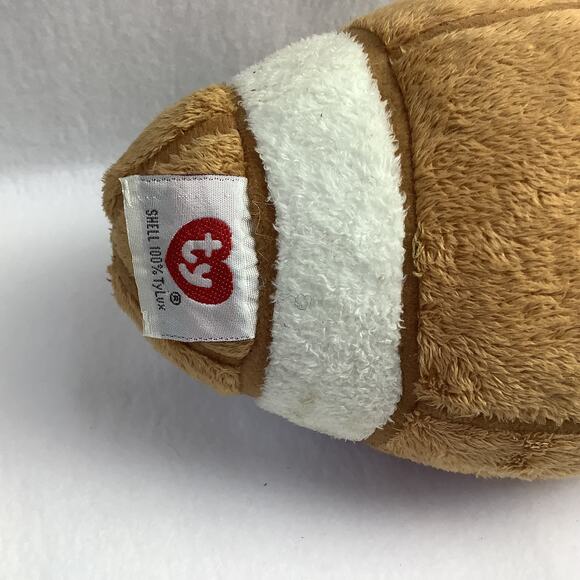 Ty Beanie Baby Pluffie Baby Toy - Football - New - Without Hang Tag - Picture 4 of 4